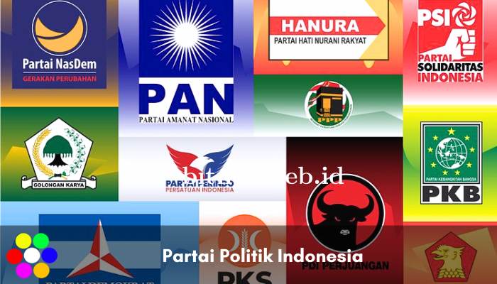 Daftar Partai Politik Indonesia Beserta Fokus Bidangnya Masing - Masing!